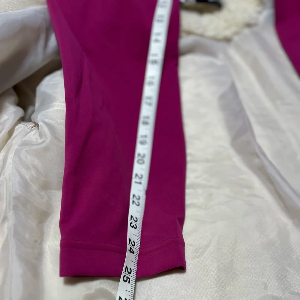 Lululemon Athletica Pink High Rise Cropped Leggings Size 10 - Picture 10 of 12